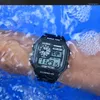 Armbanduhr Unisex wasserdichte Nachtlichtalarm Elektronische Uhr für Jugendliche Erwachsene und Kinder Multifunktionaler Outdoor-Sportarten