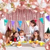 Balões de ouro rosa Kit de arco de guirlanda para chá de chá de bebê aniversário de aniversário de casamento de grau de festa de despedida de despedida de partida
