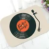 Carpets Nouveauté Record Player Gente Door Mat Retro Vintage DJ Turntable Tapis Tapis Plancheur Entrée Musique Lover Home Decor