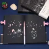 Notebooks 1Sketch Book All Black Paper 128 Sheets Jammed Drawing Painting 256Pages Thicken Graffiti Diary Notebook Hardcover