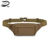 Fengdong men small waist bag anti theft mini travel outdoor sports cell phone key running belt pack with earphone jack 211027218H
