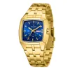 Luxury Watch Mens Uhren 40 mm Chronographen Mechanische Bewegung Keramik Lünette 904L Stahl Gummi -Gurt -Armbanduhr