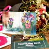 Новые ромажные праздничные открытки DIY поздравительные открытки с бриллиантами благословения вышитые рождественские подарки