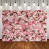 Party Decoration Pink Rose Wall Theme Background Romantic Wedding Bridal Baby Shower Pography Decor Supplies