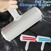 Pet grooming Pet Hair Remover Roller 2Way Lint Remover Dog Cat Hair Forniture Clothes Carpet Shaver Brushes Cleaning Brush Tools