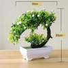 Plantes artificielles bricolage simples bonhonsaï petit arbre fausses plantes fausses fleurs ornements en pot salle de bain décoration de jardin hôtel de salle de bain décoration de jardin