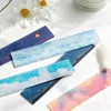 Righellone dritto del paesaggio 15 cm in plastica acrilica Misurazione dei sovrani Sunny Cloud Sunset Night Office School Supplies A6318