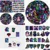 Kids Toy Stickers 50Pcs Neon Sticker Mix My Hero Academia Iti Car Computer Phone Bike Laptop Cool Waterproof Drop Delivery Toys Gifts Dherj