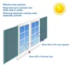 Pencere çıkartmaları 50 x 500 cm tek yönlü altın ayna filmi ısı kontrolü tonu Kendinden yapışkanlı DIY anti-uV gizlilik güneş enerjisi