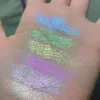 Kaleidos Highlighting Chameleon Diamond Face Highlighter Glitter Palette Chrome Chameleon Metallic Eyeshadow Makeup 240407