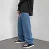 Herren Jeans Denimhose Mode große lockere, entspannte, gerade Bein breite männliche Markenkleidung japanische Y2K -Kleidung