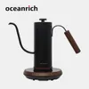 Oceanrich Coffee Pot Cocaio Cocavolo Versare Over Coffee Tea Kettle Fine Mouth Pot Pot a temperatura variabile Digital Kettles