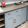 KAK Yellow Bronze Vintage Furniture Handle Kitchen Cabinet Handle European Style Bronze Drawer Knobs Door Pulls Cabinet Hardware