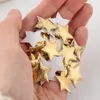 100pcs Gold/Silver Stars for Christmas Party Decor Facam Fabric Star