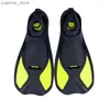 Accessoires de plongée 1 paire de plongée nageurs de natation adultes / enfants confort flexible nageoires nageuses submersibles enfants nageoires nageoires nageoires sportives nautiques y240410