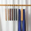 Hooks Wood Tie Hanger Rotertable Slitte Storage Rack Garderob Organizer 20 Bar Multifunction Closet Belt Scarves Racks