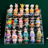 Blind Box Display Stand Transparent Desktop Doll Storage Cabinet Acrylic Anime Figur Lagring Rack Toy Display Cabinet