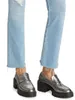 Kadın Kotları Kadınlar Geri Nakış Dekorasyonu 2024 Yaz Yüksek Bel Ladies Flash Flashed Moda Deliği Pantolon