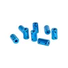 1PC D14L25 Acoplamento de liga de alumínio Bore 5*5mm 5*8mm 8*8mm 3d Part Parte Azul Belf para o eixo do eixo parafuso