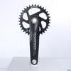 Racework Bicycle Crank Integrated Crankset Connecting Rods 170 175mm mountainbike cranks Chainring 32/34/6/38T voor Shimano