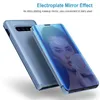 Mirror Case för Samsung Galaxy J4 J6 Plus J8 2018 Flip Cases Leather + Hard PC Protector Book Cover Case For Samsung J6 + 2018