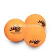 DHS 3-Star Table Tennis Ball D40+ Orange Plastic Poly Original DHS 3 STAR Yellow Ping Pong Balls