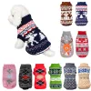 Ropa de perro cálida suéter de gato tejido para perros pequeños de invierno ropa de Navidad ropa de Navidad chihuahua bulldogs disfraz de cachorro