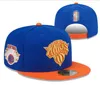 American Basketball "Knicks" Snapback Hats 32 équipes Luxury Designer Finals Champions Locker Casquette Sports Hat Strapback Snap Back Adjustable Cap B0