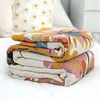 Decken Baumwolldecke Multilayer Gaze Handtuch durch einzelne doppelte Sommer Cool Cover Dünnes Quilt Bettblatt Schlafzimmer verfügbar