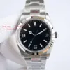 214270 Dial Factory Luminous 39Mm Mechanical Men Explorer SUPERCLONE 2024 Clean Designer Wristwatches II Watch 3132 C Gray 904L Lean 612