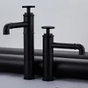 BECOLA Personnalisé robinet créatif Matt Black and Red Color Basin Brass Tap Salle Bathroom Washbasin Basin Basin Baser Faucet