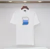 크기 S-2XL TSHIRT MENS 여성 디자이너 T 셔츠 짧은 슬리브 여름 패션 브랜드 편지 고품질 디자이너 티셔츠 고품질 고품질