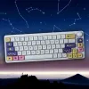 Tillbehör GMK ASTROLOGY KEYCAP 133 Key PBT DyESubliMation XDA Profil Japanska nyckelknappar för Cherry Gateron MX Switches Mechanical Tangentboard