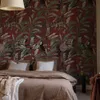 Beibehang Custom European Medieval Plantes tropicales Fonction peint en tissu mural pour chambre à coucher