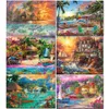 Full Drill 5d Diy Diamond Painting Wunderschöne Küstenlandschaft Stickerei Diamant Mosaic Cross Stitch Papageien Beach Kits T1095