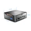 チェーン/マイナーNew GK3V Pro Intel J4125 Mini PC GK3V DDR4 RAM、NVME SSD、WIFI5 BT4.2デスクトップゲームミニコンピューター