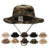 Camouflage boonie hommes chapeau tactique des chapeaux de seau us