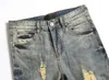 Jeans maschile jeans europeo maschi elastic slim fit pantaloni uomini buchi lunghi pantaloni da uomo pantaloni vestiti maschi