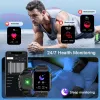 Watches Lige Smartwatch 1.95 inç ekran Sağlık İzleme İP68 Su Geçirmez Spor Fitness Akıllı Saat Erkekler İçin Kadınlar Reloj Hombre