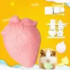 1PC Novel Guinea Pig Hamster Rabbit Squirrel Teeth Grinding Mineral Molar Stone Chew Toys for Chinchilla Rabbit Cage Accessories