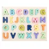 Kinderen Vroege educatieve Montessori Toys ABC Puzzle Digitale houten speelgoed Jigsaw brief alfabet nummer puzzel baby speelgoed geschenken