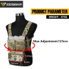 Idogear MK3 Tactical thory plated modular Lightweight Gest Full Set w / 5.56 Mag Pouch Pantiball 3317