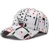 Ball Caps Spring Baseball Cap coréen Fashion Street Hat Hip Hop Poker