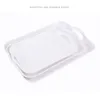 Neue Plastiklagerschale Palette Rechteck Brot Obst Teller Snack Frucht Kuchenpfanne Tee Tabletts kleine Gegenstände Schmuck Display Tablett