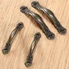 5pcs Antigo armário de bronze botões de móveis Móbulos de cozinha vintage cômoda de cozinha puxa a gaveta puxar jóias botões de jóias