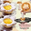 Dough mamper kit de cozinha de cozinha cupcake muffin tart conchas molde