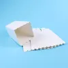50 pezzi di carta caramelle cartoni popcorn box forniture per feste bianche scatole popcorn bianche snack pop vasca alimentare per matrimoni per bambini forniture di compleanno per bambini