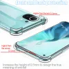 Étui à téléphone transparent sans choc pour choc pour xiaomi redmi note 11 10 9 8 7 6 Pro Max 8t 9s 10s Pro Redmi 9t 9A 8A 7A K40 K30 Couverture arrière