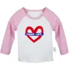 Hund Mom Love Heart Wählen Sie Liebe ich Herz Party Crashers Neugeborene Baby T-Shirts Kleinkind Grafik Raglan Farbe Langarm T-Shirt Tops