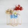 1PC 61cm Flower Vase Floor Vases Column Stand Metal Road Elegant Wedding Decor